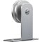 Ekena Millwork Economy Straight Top Silent Roller Hanger w/ Bolts for Barn Door for 1 3/8" to 1 3/4" Doors GB6008RTMSM - alternate 2